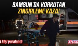 Samsun’da korkutan zincirleme kaza!