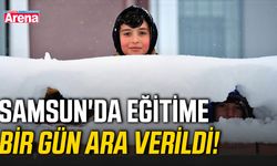 Samsun'da eğitime bir gün ara verildi!