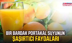 Bir bardak portakal suyunun şaşırtıcı faydaları