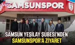 Samsun Yeşilay Şubesi’nden Samsunspor’a ziyaret