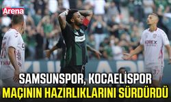 Samsunspor, Kocaelispor maçının hazırlıklarını sürdürdü