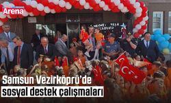 Samsun Vezirköprü’de sosyal destek çalışmaları