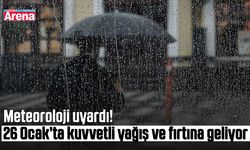 26 Ocak’ta kuvvetli yağış ve fırtına geliyor