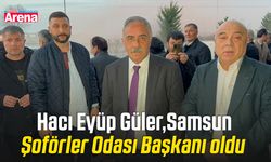 Hacı Eyüp Güler, Samsun Şoförler Odası Başkanı oldu