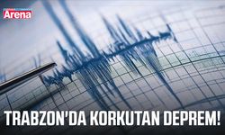 Trabzon'da korkutan deprem!