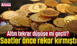 Altın tekrar düşüşe mi geçti? Saatler önce rekor kırmıştı
