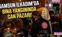 Samsun İlkadım'da bina yangınında can pazarı!
