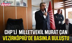 CHP’li  Milletvekil Murat Çan Vezirköprü’de basınla buluştu