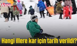 Hangi illere kar için tarih verildi?