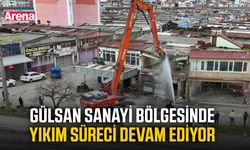 Gülsan Sanayi Bölgesinde yıkım süreci devam ediyor