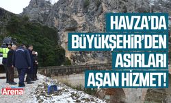 Havza’da 7 asırlık Kurt Köprü İçin çalışmalar sürüyor