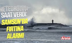 Meteoroloji saat verdi: Samsun’da fırtına alarmı