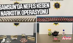 Samsun’da nefes kesen narkotik operasyonu