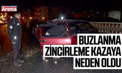 Buzlanma zincirleme kazaya neden oldu