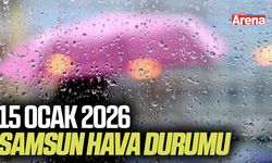 15 Ocak 2026 Samsun hava durumu