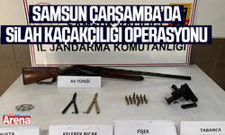 Samsun Çarşamba’da silah kaçakçılığı operasyonu