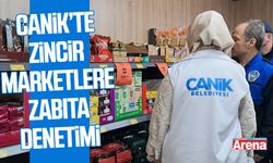 Canik’te zincir marketlere zabıta denetimi