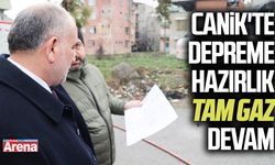 Canik'te depreme hazırlık sürüyor