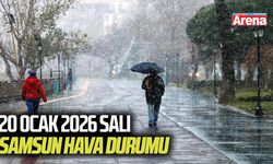 20 Ocak 2026 Salı Samsun hava durumu