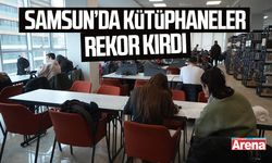 Samsun’da kütüphaneler rekor kırdı