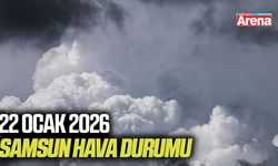 22 Ocak 2026 Samsun hava durumu