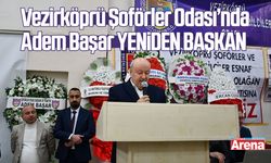 Vezirköprü Şoförler Odası’nda Adem Başar yeniden başkan