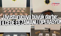 Samsun’da uyuşturucuya büyük darbe: 3 ilçede eş zamanlı operasyon