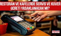 Restoran ve kafelerde servis ve kuver ücreti yasaklanacak mı?T