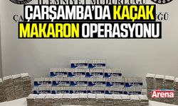 Çarşamba’da kaçak makaron operasyonu