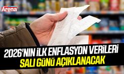2026'nın ilk enflasyon verileri salı günü açıklanacak