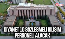 Diyanet 10 sözleşmeli bilişim personeli alacak
