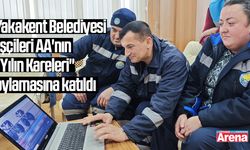 Yakakent Belediyesi işçileri AA'nın "Yılın Kareleri" oylamasına katıldı