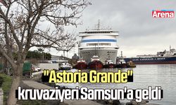 "Astoria Grande" kruvaziyeri Samsun'a geldi