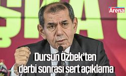 Dursun Özbek'ten derbi sonrası sert açıklama