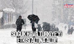 Soğuk hava Türkiye'yi etkisi altına aldı