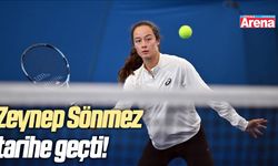 Zeynep Sönmez tarihe geçti!