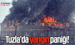 Tuzla'da fabrika yangını!