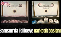 Samsun'da iki ilçeye narkotik baskını!