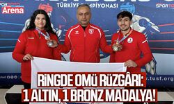Ringde OMÜ rüzgârı: 1 altın, 1 bronz madalya!