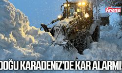 Doğu Karadeniz’de kar alarmı!
