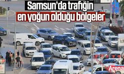 Samsun’da trafiğin en yoğun olduğu bölgeler