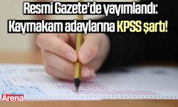 Resmi Gazete'de yayımlandı: Kaymakam adaylarına KPSS şartı!