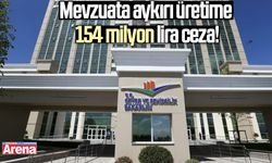 Mevzuata aykırı üretime 154 milyon lira ceza!