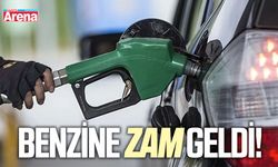 Benzine zam geldi!