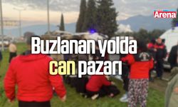 Buzlanan yolda can pazarı