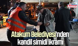 Atakum Belediyesi'nden kandil simidi ikramı