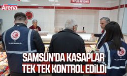 Samsun'da kasaplar tek tek kontrol edildi