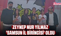 Zeynep Nur Yılmaz 'Samsun İl Birincisi' oldu