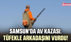 Samsun'da av kazası: Tüfekle arkadaşını vurdu!