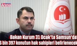 Bakan Kurum 31 Ocak'ta Samsun'da!